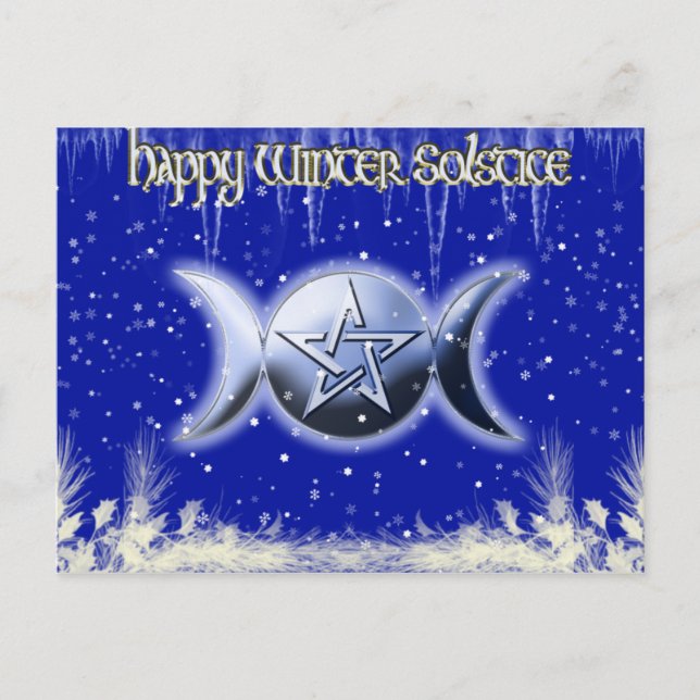 Wintersolstice 1 Postkarte (Vorderseite)
