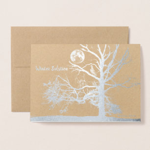 Wintersolstice: Aussicht Park-Holiday Folienkarte