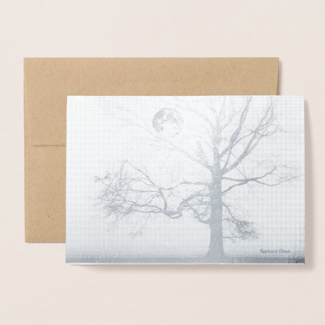 Wintersolstice: Aussicht Park-Holiday Folienkarte (Vorderseite mit Umschlag)