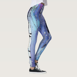 Wintersong im Birkenwald Leggings