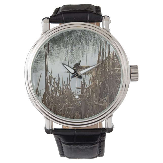 Wintersonne Armbanduhr (Vorderseite)