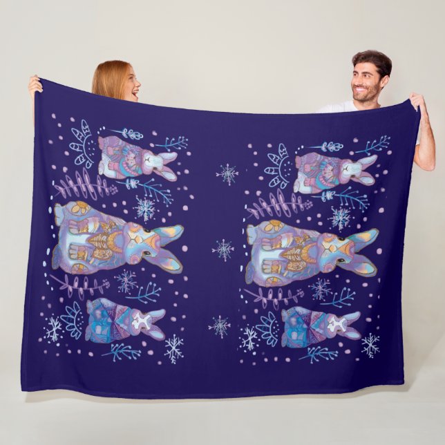 Wintersonne Fleecedecke (Beispiel)
