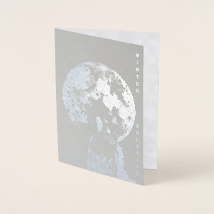 Wintersonne: Grüße von der Natur Folienkarte