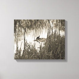 Wintersonne Leinwanddruck