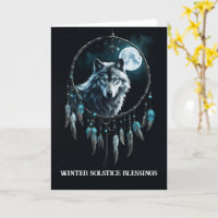 Wintersonne mit Wolf im Dream Catcher Moon
