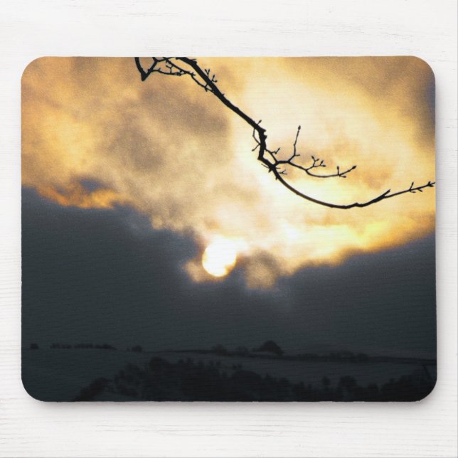 Wintersonne Mousepad (Vorne)