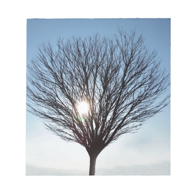 Wintersonne Notizblock (Vorderseite)