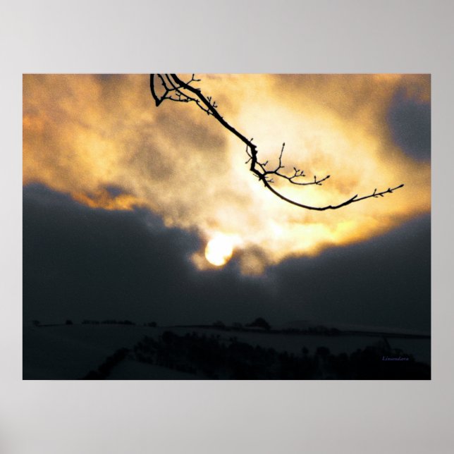 Wintersonne Poster (Vorne)