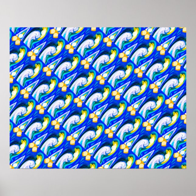 Wintersonne Poster (Vorne)