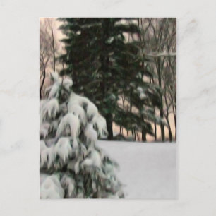 Wintersonne Postkarte