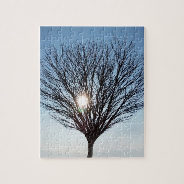Wintersonne Puzzle (Vertikal)