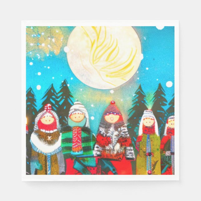 Wintersonne Serviette (Vorderseite)