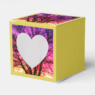 Wintersonnenbaum - Gelb Geschenkschachtel