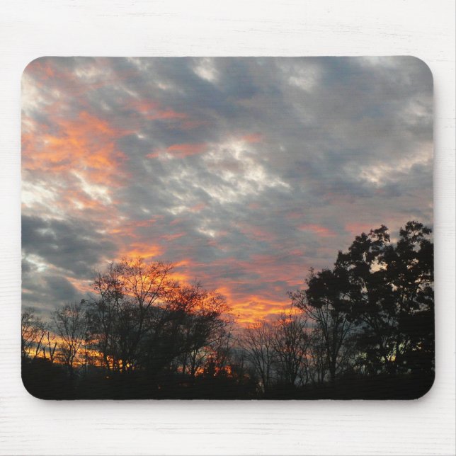 Wintersonnenlandschaft Fotografie Mousepad (Vorne)