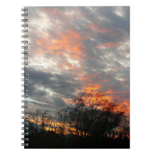 Wintersonnenlandschaft Fotografie Notizblock