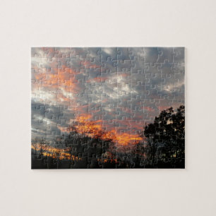 Wintersonnenlandschaft Fotografie Puzzle