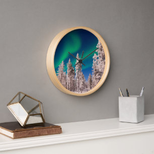Wintersonnenlicht Uhr