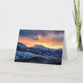 Wintersonnennotecard Karte