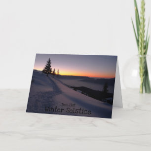 Wintersonnenwende Karte