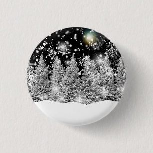 Wintersonnenwende Schneefall Button