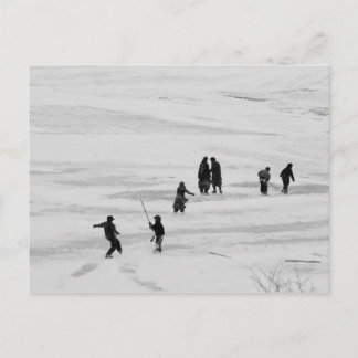 Winterspass Postkarte