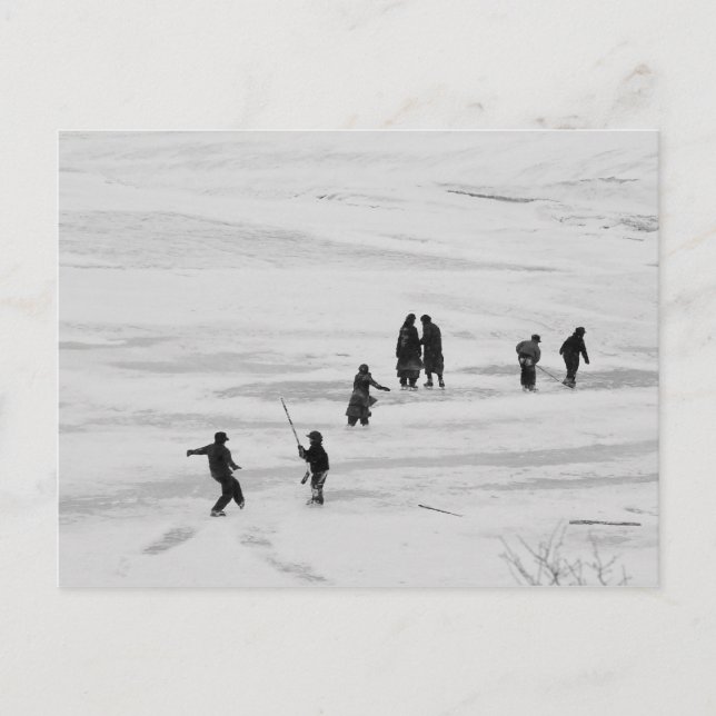 Winterspass Postkarte (Vorderseite)