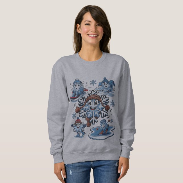 Winterspass Sweatshirt (Vorne ganz)
