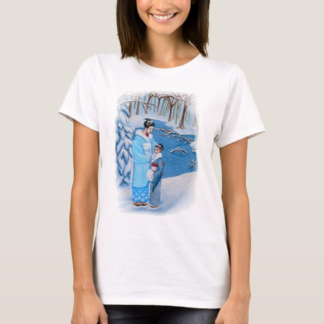 "Winterspaziergang" T-Shirt (Vorderseite)