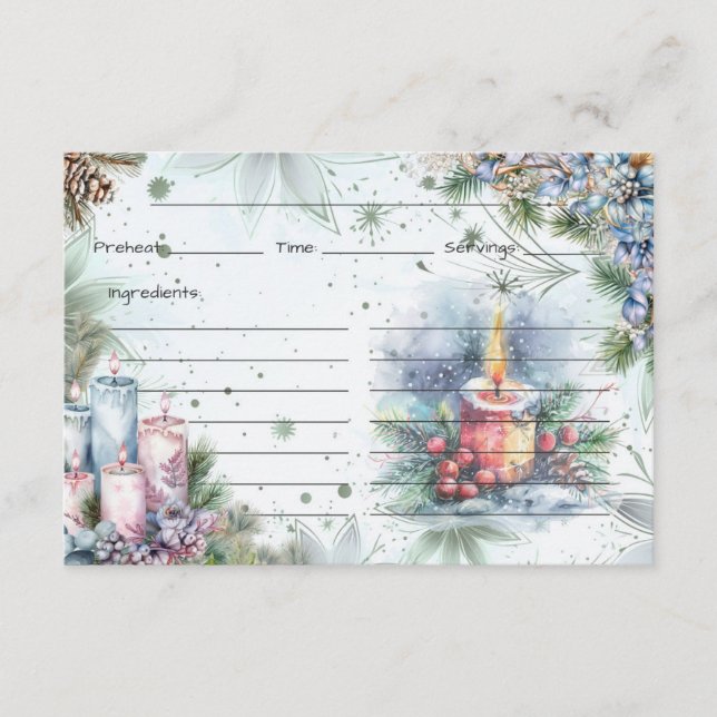 Winterspeckkarte Begleitkarte (Vorderseite)