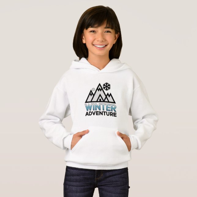 Winterspitzen Hoodie (Vorne ganz)