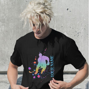 Wintersport-Eishockey-Spieler-Trainer Gradientenzu T-Shirt