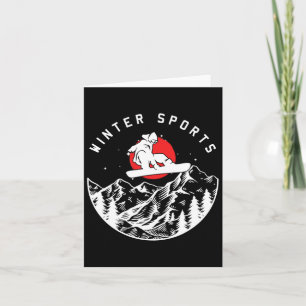 Wintersport Extreme Snowboarder Mountains Downhi Karte