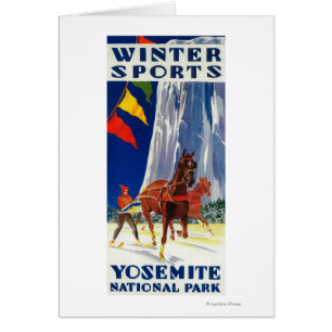 Wintersport in Yosemite PosterYosemite, CA