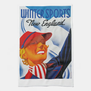 Wintersport - New England Handtuch