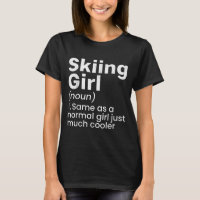 Wintersport Skifahren Mädchen Lustige Definition S