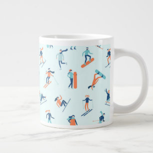 Wintersportart Jumbo-Tasse