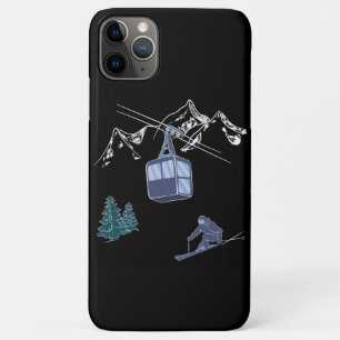Wintersportarten in der Skizze Case-Mate iPhone Hülle