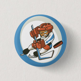 Wintersporthockey-Flair Button