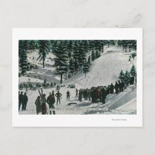 Wintersportort im Charleston Mountain Postkarte