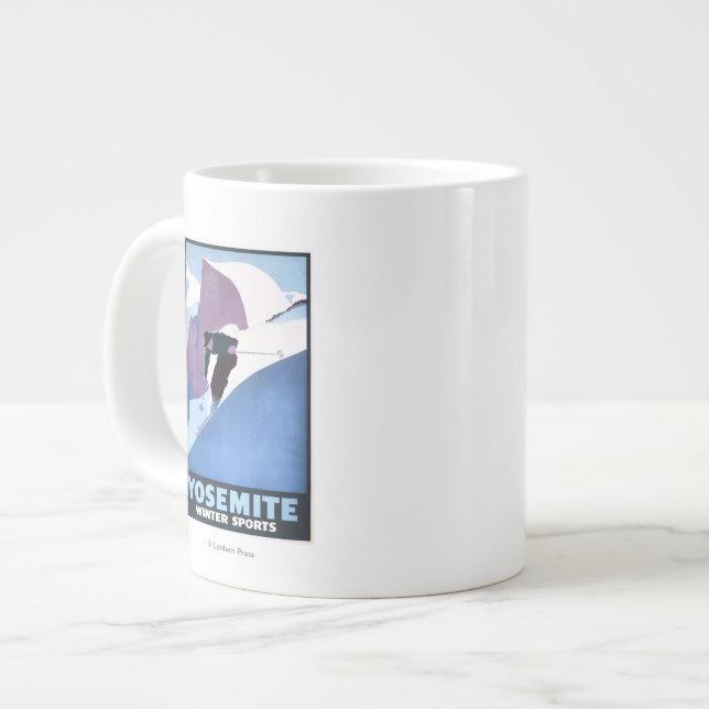 Wintersportskiförderungspaket Jumbo-Tasse (Vorderseite Links)