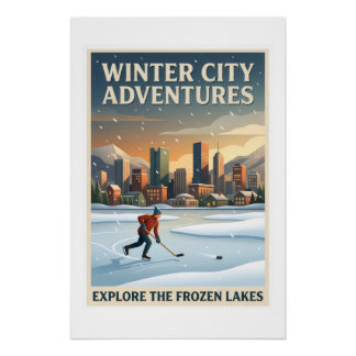Winterstadt-Abenteuer Poster
