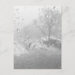 Winterstadtfenster Postkarte