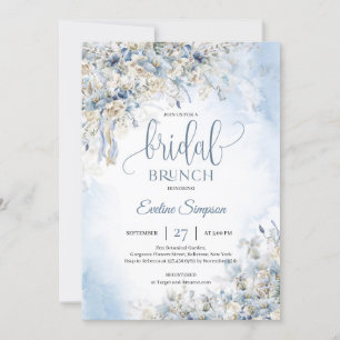 Winterstaubblumen Eukalyptus Bridal Brunch Einladung