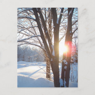 WINTERSUNRISE - Individuelles Design Postkarte