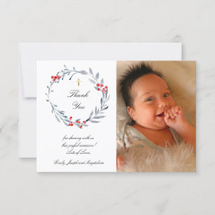 Wintertaufe danke einladung