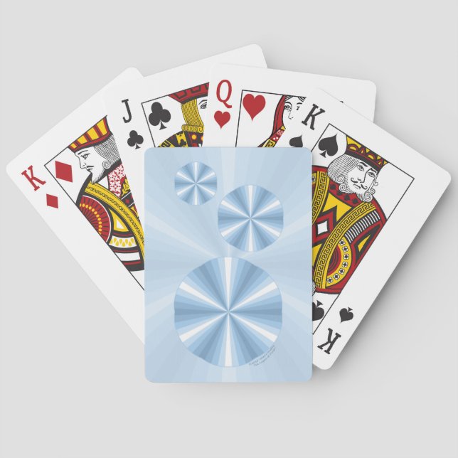 Wintertäuschung Klassische Spielkarten (Rückseite)