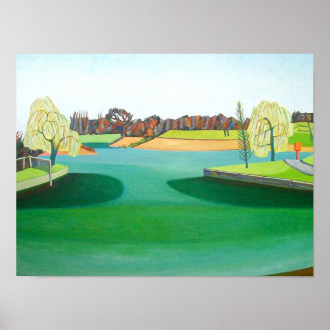 Winterteich Poster (Vorne)