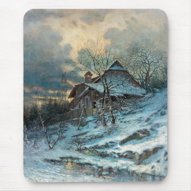 Winterthema von Angyal Vojtech Mousepad (Vorne)