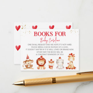 Wintertiere, Bücher für Baby, Bibliothek Begleitkarte