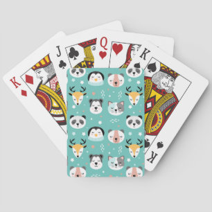 Wintertiere Spielkarten